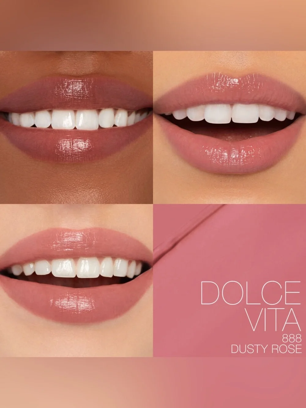 Dolce Vita NARS Afterglow Sensual Shine Lipstick Dusty Rose Brand New In Box